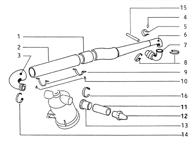 Air suction duct